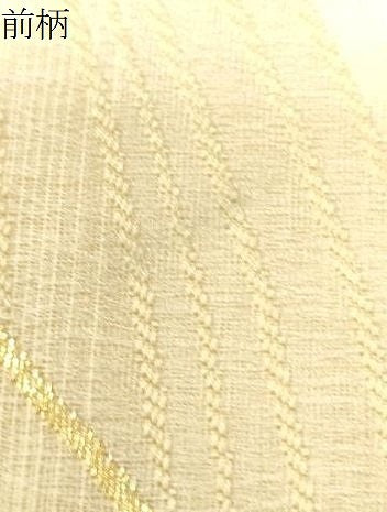平和屋着物＊夏物　六通柄袋帯　流水花文　金銀糸　正絹　逸品　CAAV5196eg