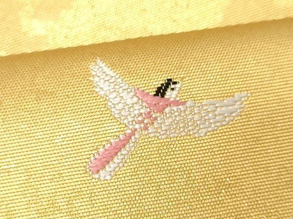 平和屋着物●西陣 長嶋成織物 六通柄袋帯 唐織 王朝優雅 瀞金錦 本金箔 正絹 逸品 CAAV5206yk