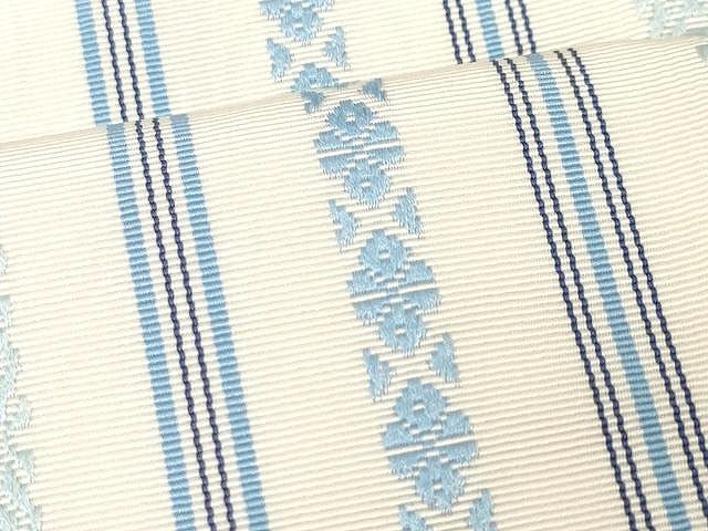 平和屋着物●本場筑前博多織 八寸名古屋帯 献上 正絹 逸品 CAAV5547yk