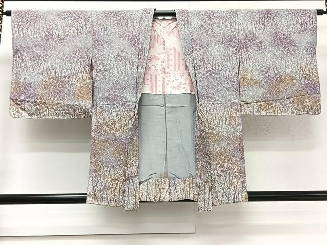 平和屋着物∞羽織 枝葉文 暈し染め 正絹 逸品 CAAV5637id