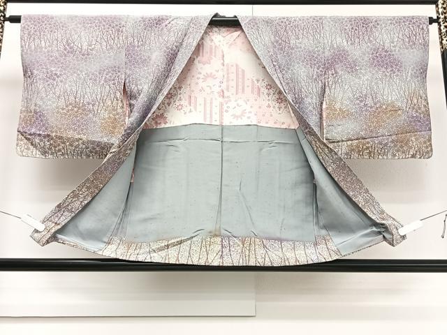 平和屋着物∞羽織 枝葉文 暈し染め 正絹 逸品 CAAV5637id