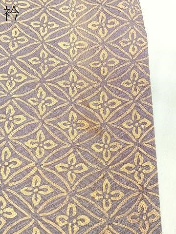 平和屋着物∞道中着　七宝花文　正絹　逸品　CAAV5653id