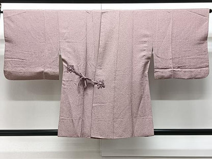 平和屋着物▽道中着　単衣　草花文　正絹　逸品　CAAV5685id