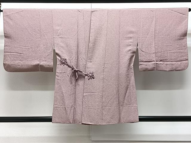 平和屋着物▽道中着　単衣　草花文　正絹　逸品　CAAV5685id