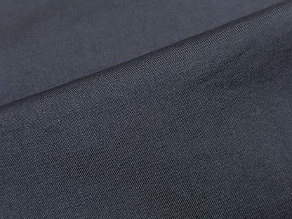 平和屋着物▽道行コート　雨コート　　鉄紺色　ロング丈　正絹　逸品　CAAV5687id