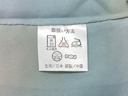 平和屋着物＃道中着　霞文　暈し染め　ロング丈　洗える着物　逸品　CAAV5689id