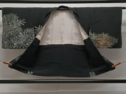 平和屋着物＃羽織　寿光織　枝花文　金銀糸　正絹　逸品　未使用　CAAV5694id