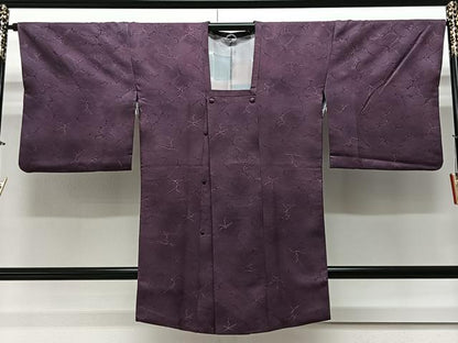 平和屋着物＃道行コート　地紋起こし　氷割文　暈し染め　正絹　逸品　CAAV5709id