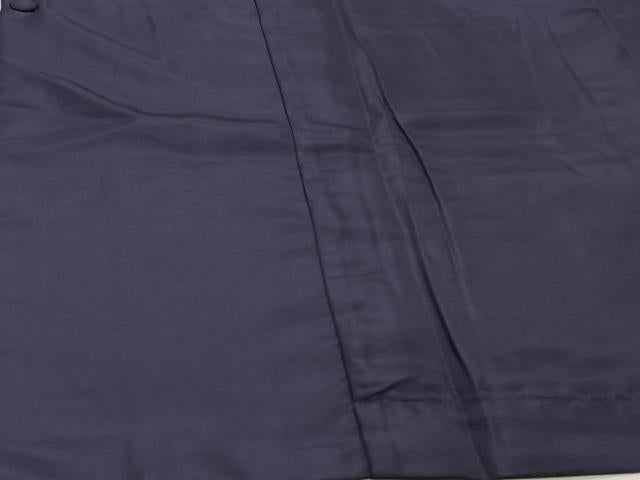 平和屋着物▽道行コート 単衣 雨コート 深紫色 洗える着物 CAAV5717id