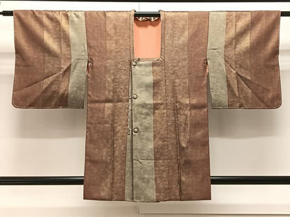 平和屋着物∞道行コート　霞間道　金彩　正絹　逸品　未使用　CAAV5719id