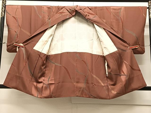 平和屋着物∞道中着 鬘帯文 ロング丈 正絹 逸品 CAAV5720id