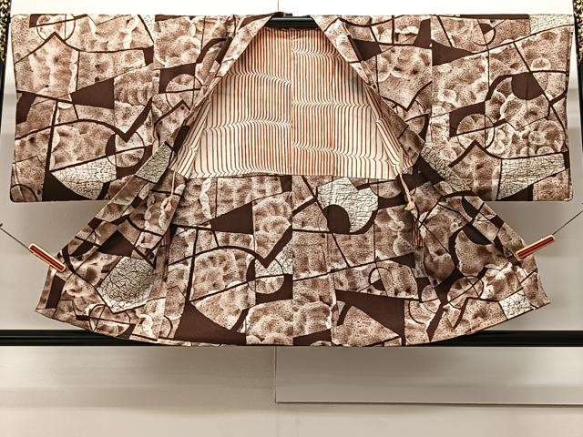 平和屋着物＃羽織　切嵌文　正絹　逸品　CAAV5723id