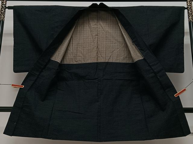 平和屋着物∞男性 長羽織 吉祥文 正絹 逸品 CAAV5733id