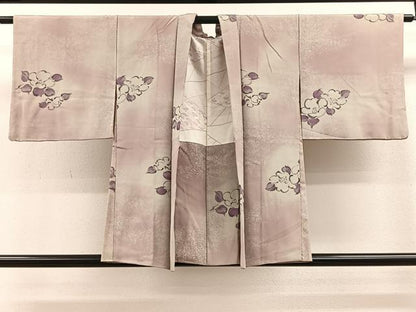 平和屋着物∞羽織 手描き 草花文 暈し染め 正絹 逸品 CAAV5752id