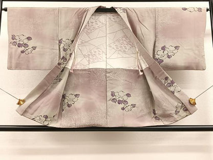 平和屋着物∞羽織 手描き 草花文 暈し染め 正絹 逸品 CAAV5752id