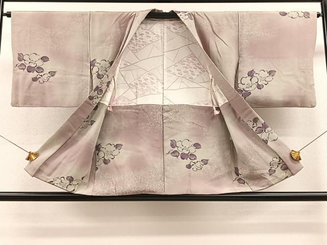 平和屋着物∞羽織 手描き 草花文 暈し染め 正絹 逸品 CAAV5752id