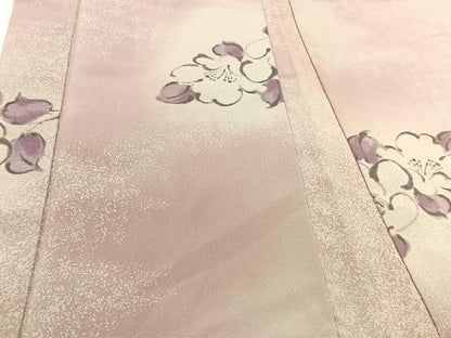 平和屋着物∞羽織 手描き 草花文 暈し染め 正絹 逸品 CAAV5752id