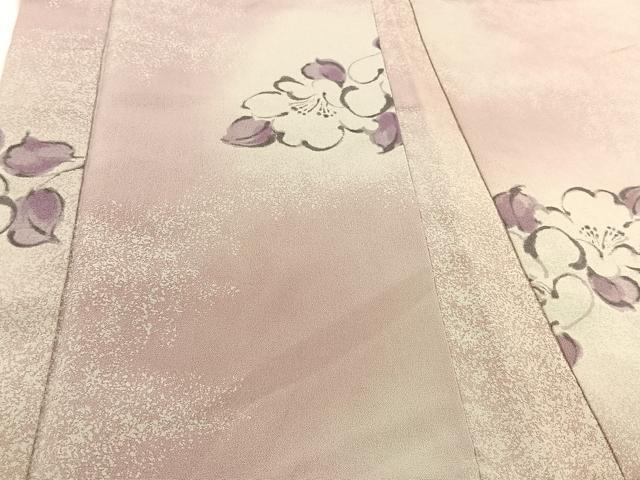 平和屋着物∞羽織 手描き 草花文 暈し染め 正絹 逸品 CAAV5752id