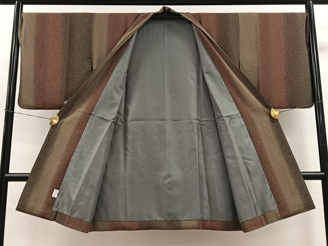 平和屋着物∞道中着 霞間道 ロング丈 洗える着物 CAAV5759id