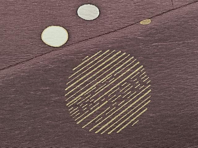 平和屋着物＃道行コート　丸文　金彩　高島屋扱い　ロング丈　正絹　逸品　CAAV5760id
