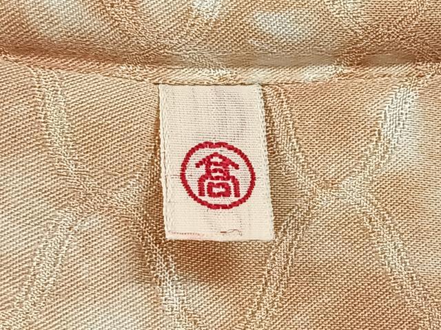 平和屋着物＃道行コート　丸文　金彩　高島屋扱い　ロング丈　正絹　逸品　CAAV5760id