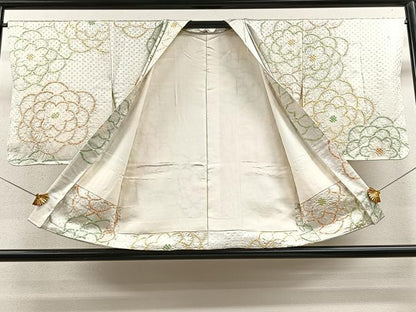 平和屋着物＃羽織　総絞り　舞花文　正絹　逸品　CAAV5763id