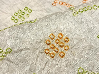 平和屋着物＃羽織　総絞り　舞花文　正絹　逸品　CAAV5763id