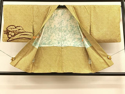 平和屋着物＃羽織　総絞り　霞花文　正絹　逸品　CAAV5775id