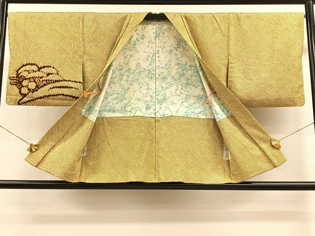 平和屋着物＃羽織　総絞り　霞花文　正絹　逸品　CAAV5775id