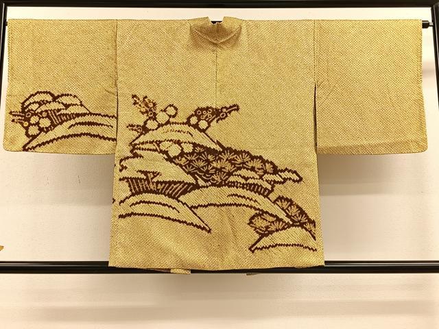 平和屋着物＃羽織　総絞り　霞花文　正絹　逸品　CAAV5775id