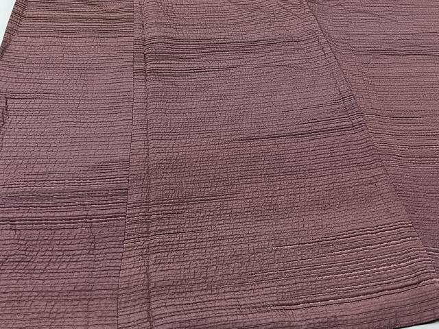 平和屋着物＃道中着　リバーシブル　霞文　暈し染め　黒地　ロング丈　正絹　逸品　CAAV5779id