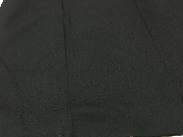 平和屋着物＃道中着　リバーシブル　霞文　暈し染め　黒地　ロング丈　正絹　逸品　CAAV5779id