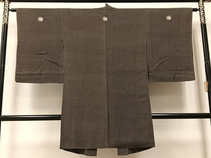 平和屋着物∞長羽織 紋付き 吉祥文 正絹 逸品 CAAV5780id