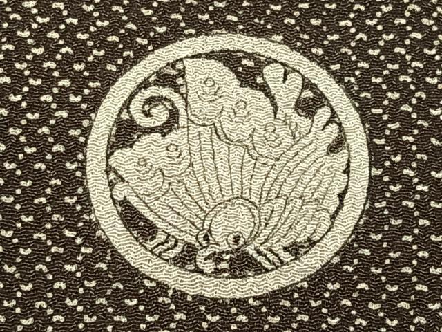平和屋着物∞長羽織 紋付き 吉祥文 正絹 逸品 CAAV5780id
