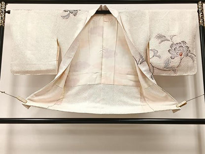 平和屋着物＃羽織　総絞り　更紗花文　正絹　逸品　未使用　CAAV5792id
