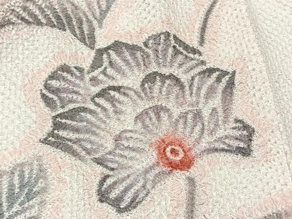 平和屋着物＃羽織　総絞り　更紗花文　正絹　逸品　未使用　CAAV5792id