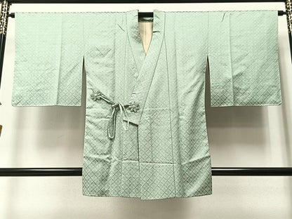 平和屋着物＃道中着　天井花文　やまと誂製　正絹　逸品　CAAV5796id