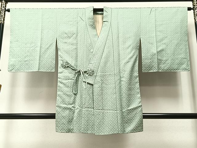 平和屋着物＃道中着　天井花文　やまと誂製　正絹　逸品　CAAV5796id