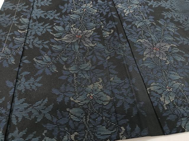 平和屋着物＃本場大島紬　羽織　枝花文　正絹　逸品　未使用　CAAV5820id