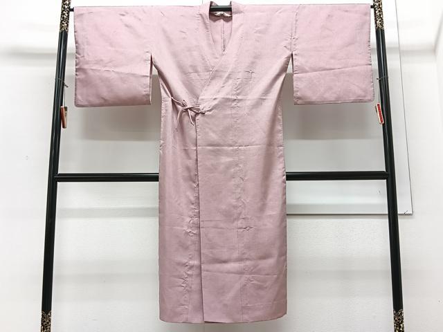 平和屋着物＃道中着　単衣　雨コート　霞文　ロング丈　洗える着物　CAAV5828id