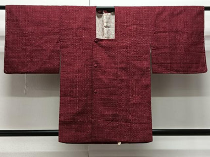 平和屋着物∞道行コート 霞文 正絹 逸品 CAAV5833id