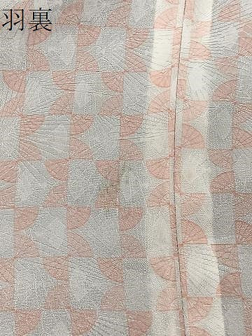 平和屋着物∞道行コート 霞文 正絹 逸品 CAAV5833id
