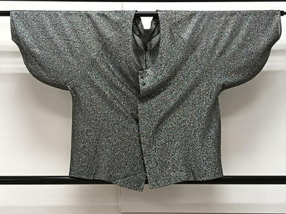 平和屋着物∞和装コート 霞文 銀糸 正絹 逸品 CAAV5834id