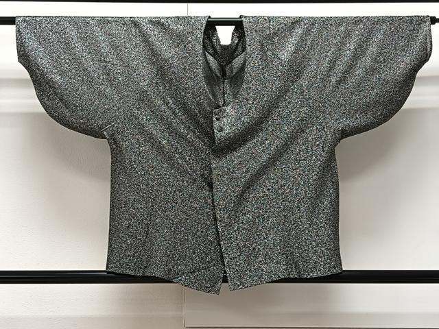 平和屋着物∞和装コート 霞文 銀糸 正絹 逸品 CAAV5834id