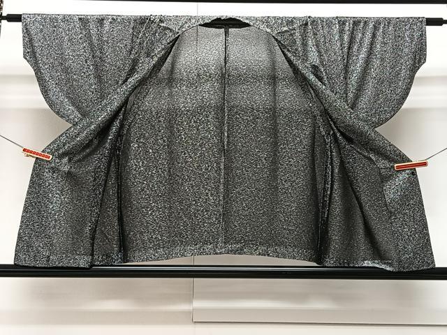 平和屋着物∞和装コート 霞文 銀糸 正絹 逸品 CAAV5834id