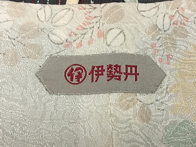 平和屋着物＃道行コート 紬地 横段文 伊勢丹扱い ロング丈 正絹 逸品 CAAV5840id