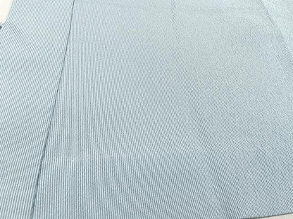 平和屋着物＃　江戸小紋　道中着　万筋　白色&amp;#10005;空色　正絹　逸品　CAAV5849id