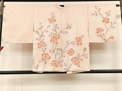 平和屋着物＃羽織　総絞り　枝花文　正絹　逸品　CAAV5856id