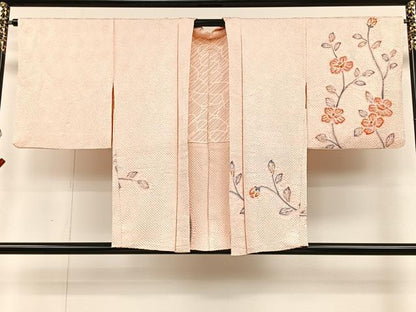 平和屋着物＃羽織　総絞り　枝花文　正絹　逸品　CAAV5856id