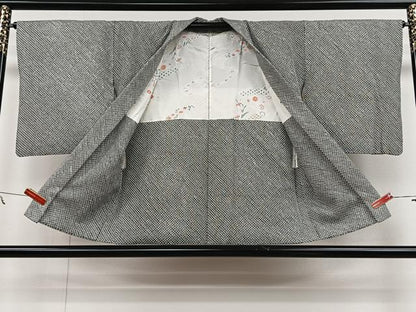 平和屋着物∞羽織 総絞り 吉祥文 黒地 正絹 逸品 CAAV5858id